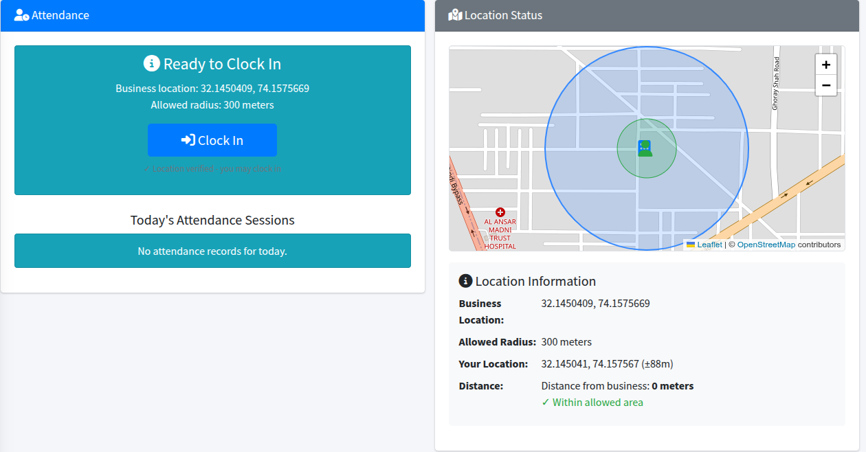 GPS Attendance